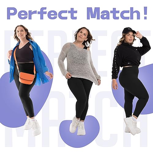 walifrey high waist plus size leggings for women buttery soft plus size leggings