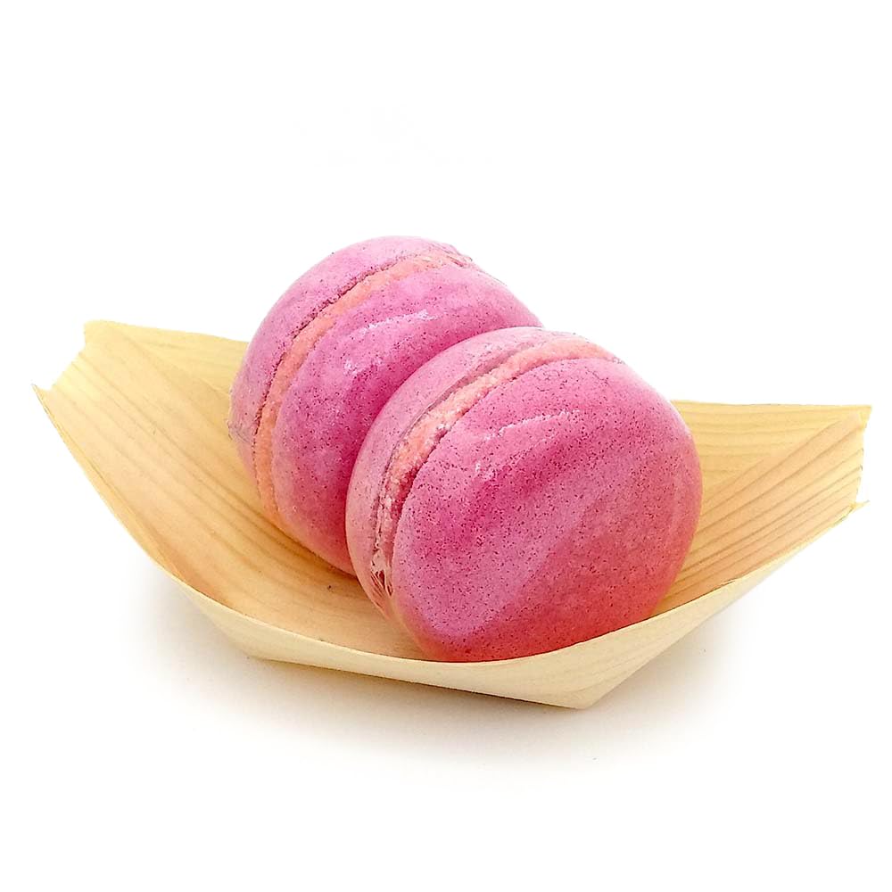 Pack Regalo 6 Macabombs Aroma Frambuesa - Bombas de baño hidratantes con aceite de aguacate, manteca de karité, manteca de cacao y sales de mar