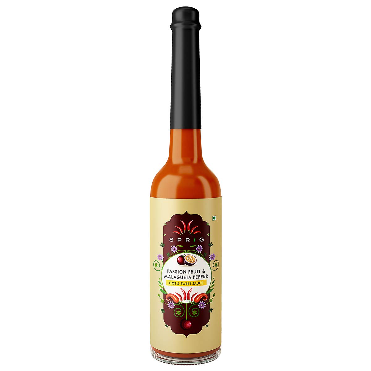 S P R I G Sprig Passion Fruit and Malagueta Pepper Hot and Sweet Sauce, 120 g