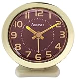 Advance Time Technology Key Wind Alarm Clock, Off-White