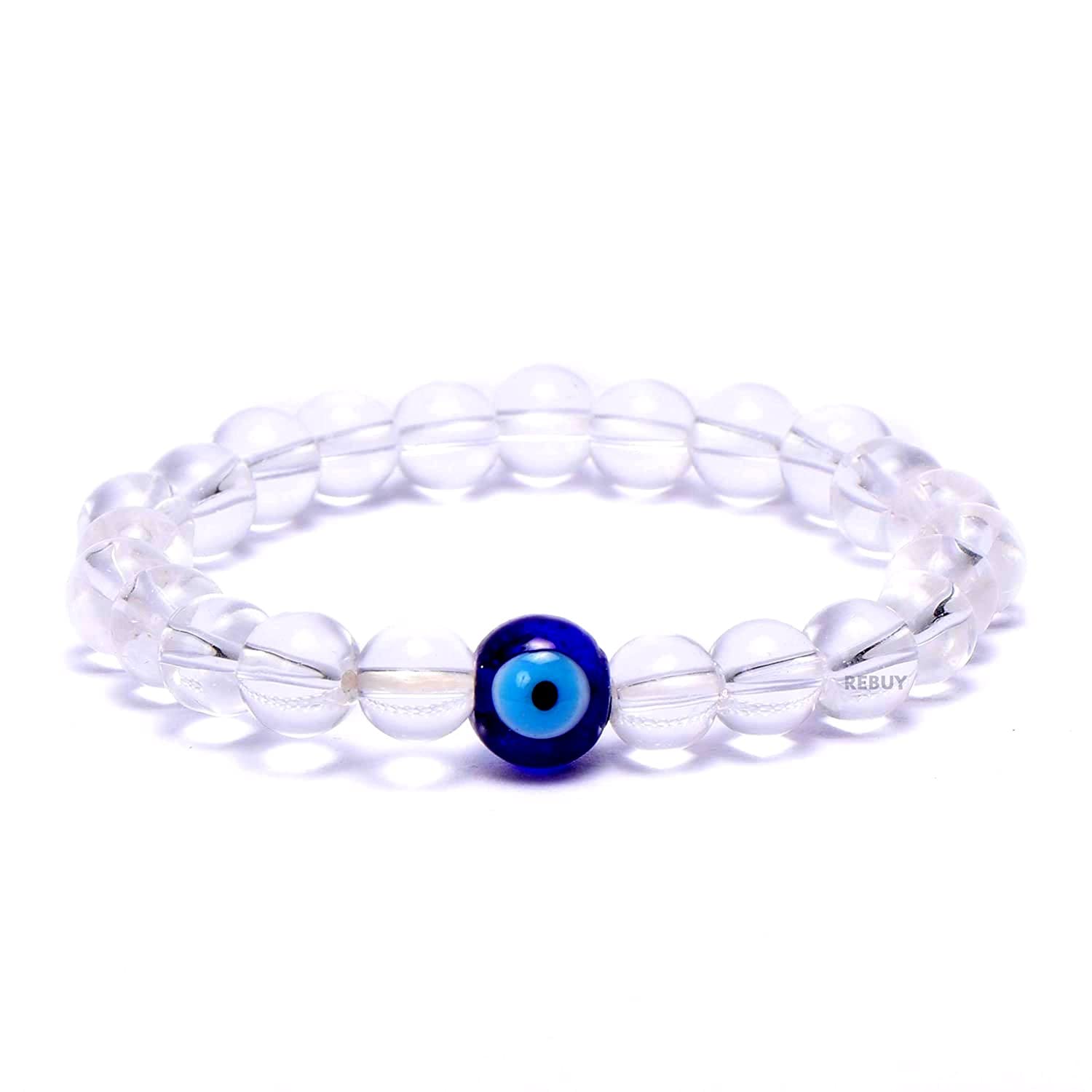See full amazon price history chart for REBUY Crystal Clear Quartz Sphatik Stone Bracelet with Evil Eye Stone 8 mm Beads Charm Bracelet for Men and Women REBUY Crystal Clear Quartz Sphatik Stone Bracelet with Evil Eye Stone 8 mm Beads Charm Bracelet for Men and Women (B08PPYS5R4) Amazon Price History, Amazon Price Tracker