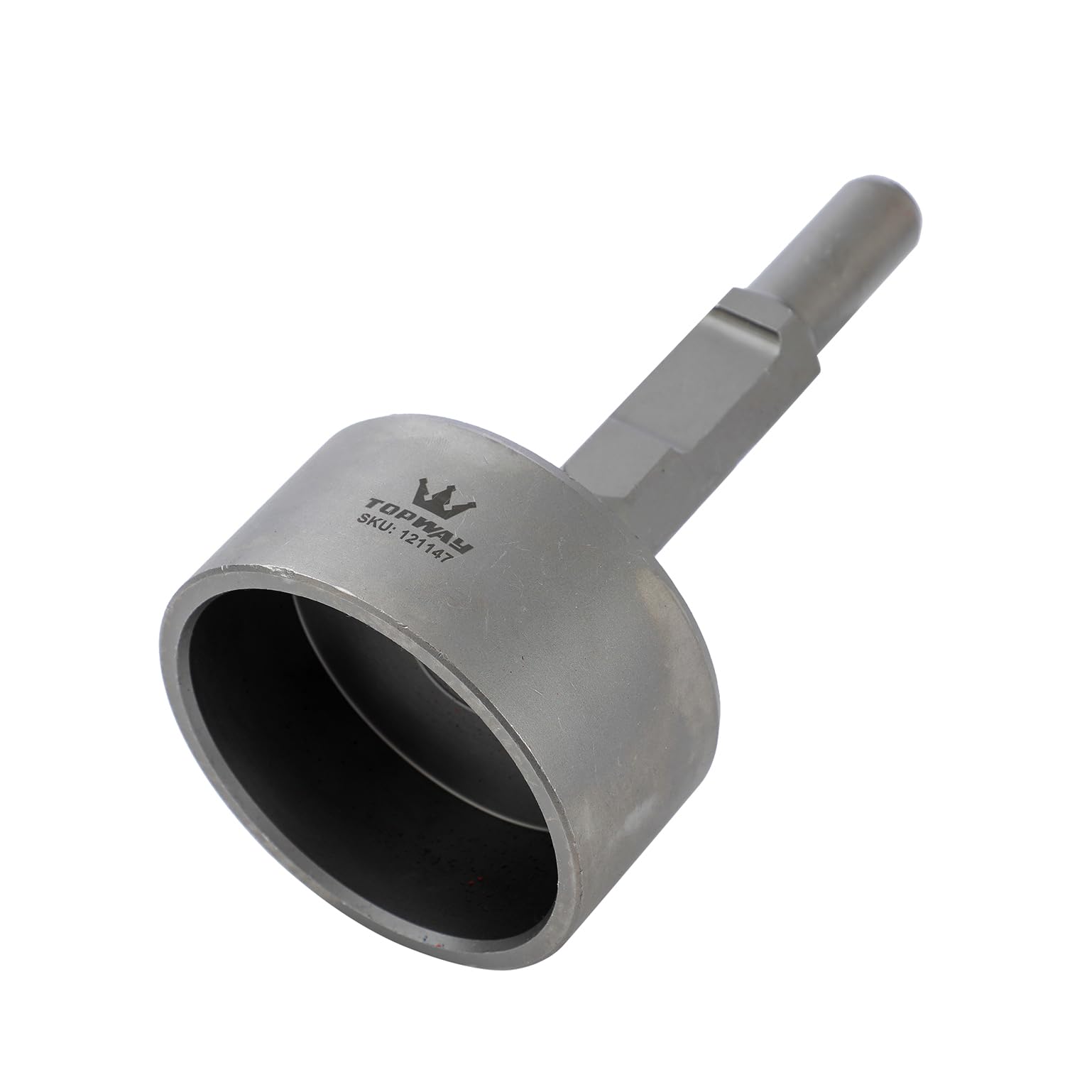 TOPWAY 65A Jack Hammer Star Picket Post Driver Chisel Bit 100 x 115 x 220mm for Demolition Jackhammer Breaker 121147 - Image 3