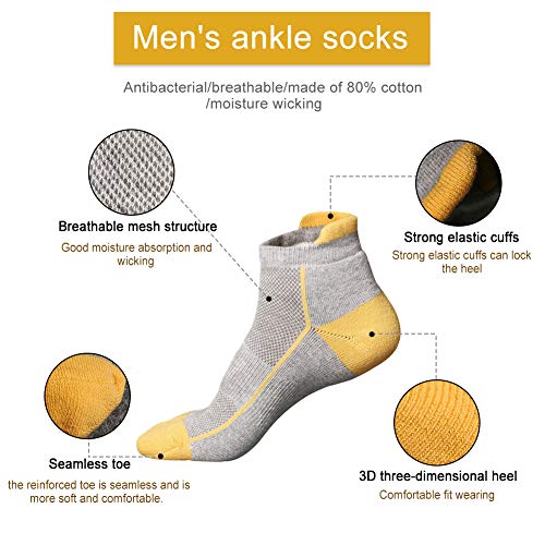 FANDE Calze Sportive, 5 Paia Calze Corti Sportive