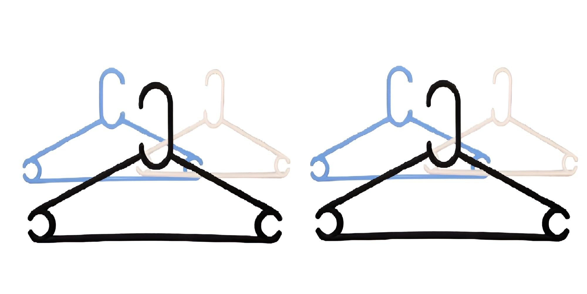 MAPPERZ Plastic Clothes Hanger Space Saving Hangers for Wardrobe Random Colour (Pack of 6) (B0CG3DRTYS) Amazon Price History, Amazon Price Tracker
