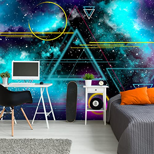 Artgeist Wall Mural Galaxy 154X110 In - Peel And Stick Self-Adhesive Wallpaper Removable Large Sticker Foil Wall Decor Print Design Mural Cosmos Galaxy Cosmonaut Astronaut A-A-10328-A-A #TOP1