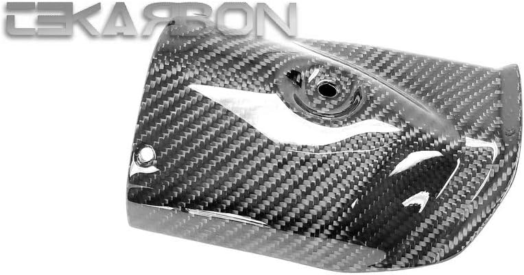 Carbon Fiber Exhaust Heat Shield, for Yamaha YZF R6 (2017-2020), 2x2 Twill Weave