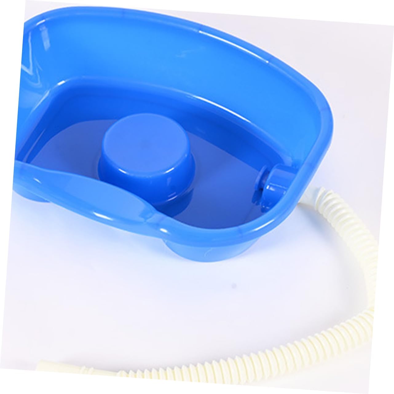 Thickened Hair Washing Basin Portable Bedside Sink Elderly Care Drainage Tube Included