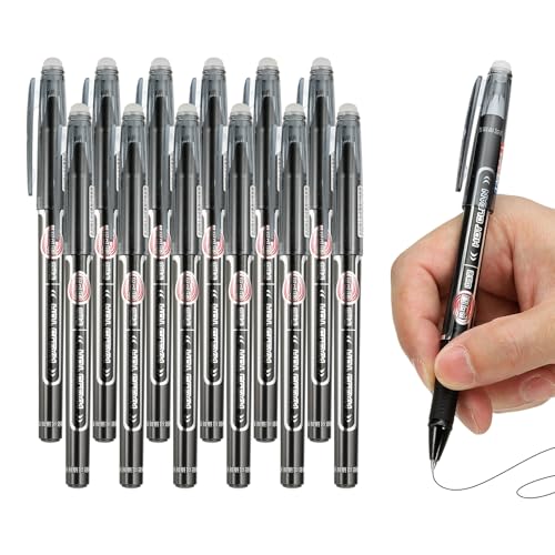 PATIKIL 0.5mm ������y�� 12�{�Z�b�g ���C���N ������W�F���y�� ���炩�ȏ����� �ƒ�E�������E�r�W�l�X�E�A�[�g�E�M�L�E�������p �� AKP61108A