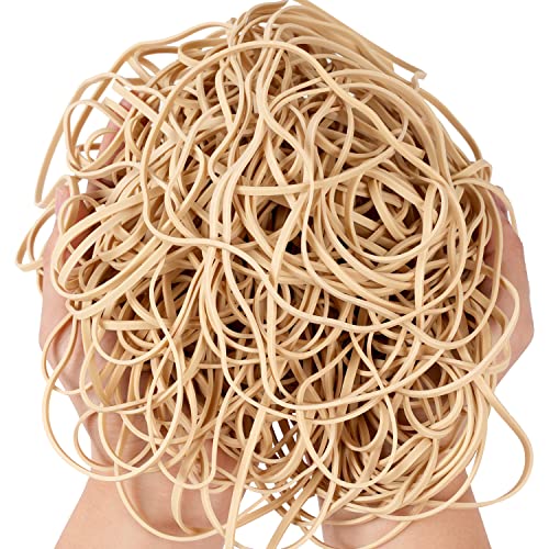 Amuu Rubber Bands Large 120 Pack Size #117 Big Elastic Bands For Office Supply Trash Can File Folders Litter Box Large Strong Rubber Bands 7X1/8 Inches #TOP1