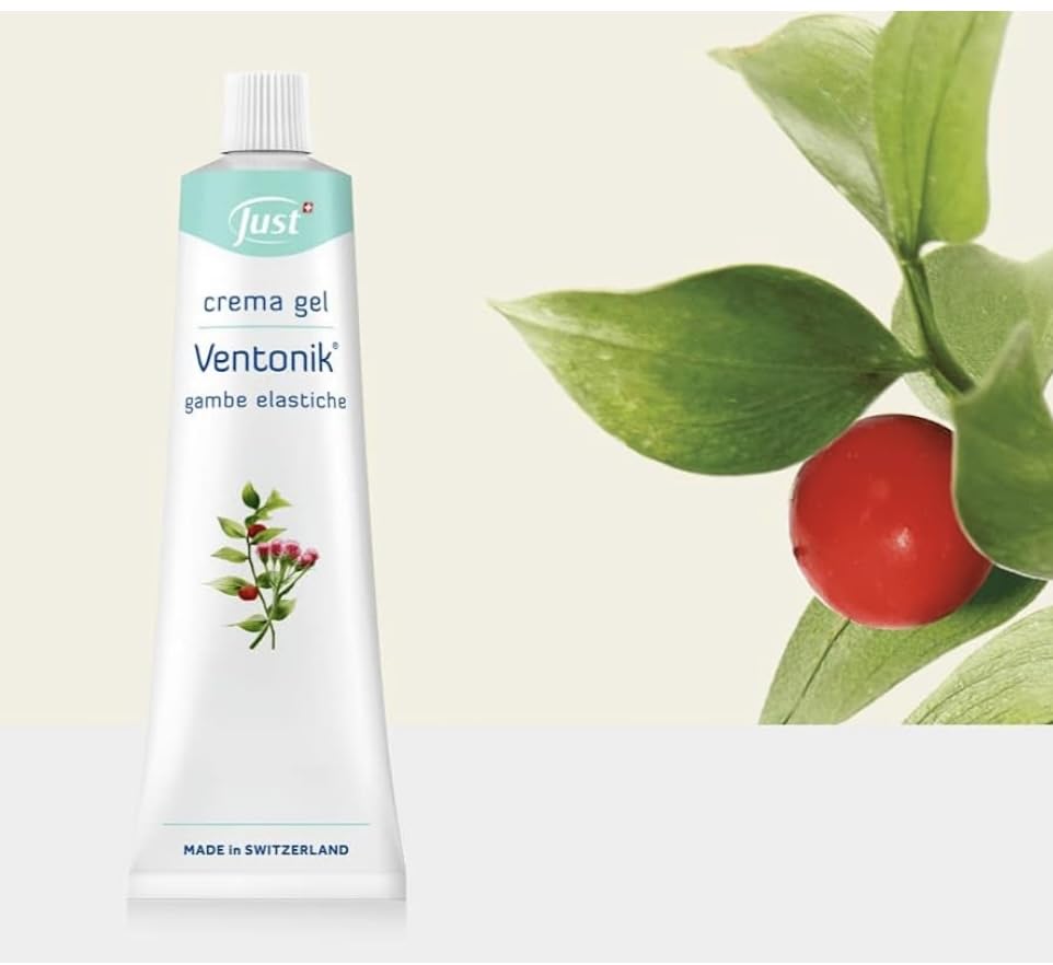 Just Crema Gel Ventonik 100 ml Lenitiva e Rinfrescante, per gambe più leggere, elastiche e toniche