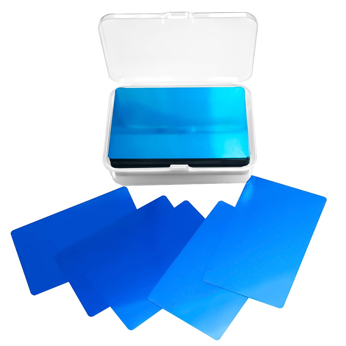 Biglietti Da Visita In Metallo - 50pcs Piastra Vuota Laser In Alluminio