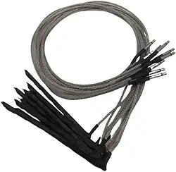 Kit com 10 Captadores Piezo Elétricos de Rastilho para Violão, Cabo Blindado