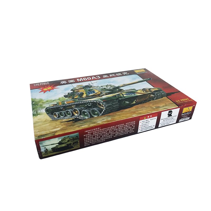 TOUCAN RC HOBBY 1/35 MiniHobby 80108 US M60A3 American Tank Plastic Model Kit DIY Die Cast Parts