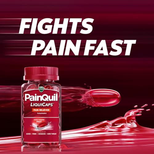 Vicks PainQuil Pain Relief LiquiCap Acetaminophen 1000mg Pain Reliever 100ct - image 2