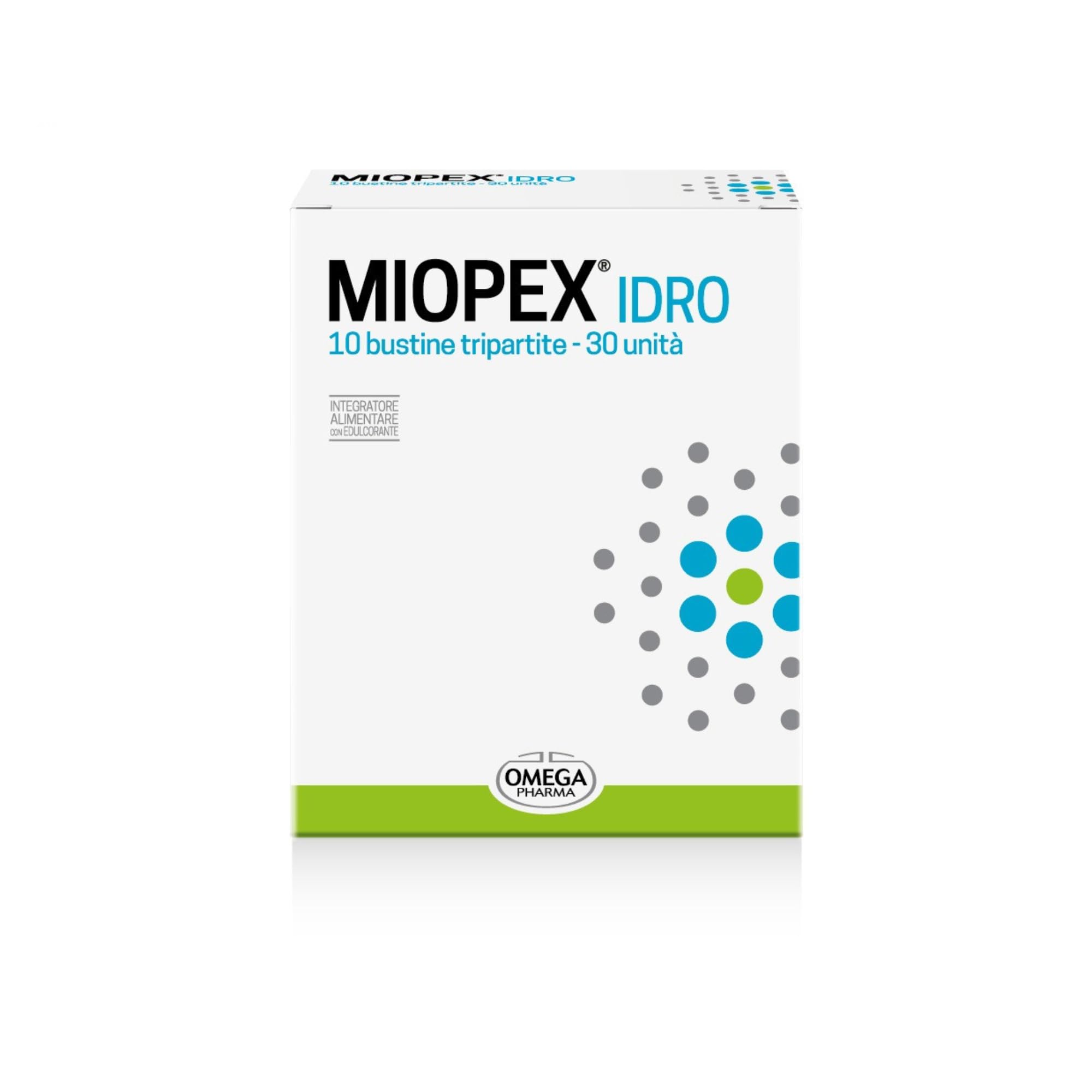 Omega Pharma - Miopex Idro - Per il Benessere della Vista, Favorisce il Mantenimento della Normale Capacità Visiva - 30 Bustine