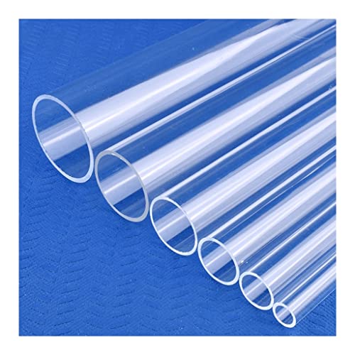 Tuyau rigide transparent en acrylique de 50cm pour circuits d'eau