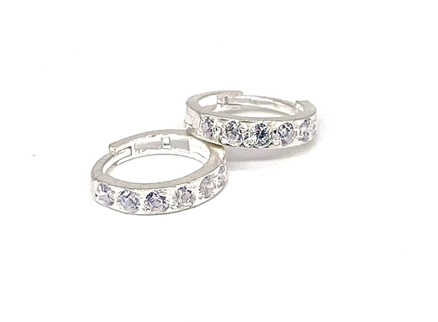 See full amazon price history chart for SOMYA 925 Sterling Silver Bali Nose Ring Huggie/Upper Ear Hoops - Brilliant Zircon Stones, Handcrafted for Modern Elegance for Girls And Womens With Certificate OF Silver Purity SOMYA 925 Sterling Silver Bali Nose Ring Huggie/Upper Ear Hoops - Brilliant Zircon Stones, Handcrafted for Modern Elegance for Girls And Womens With Certificate OF Silver Purity (B08YYZJD8V) Amazon Price History, Amazon Price Tracker