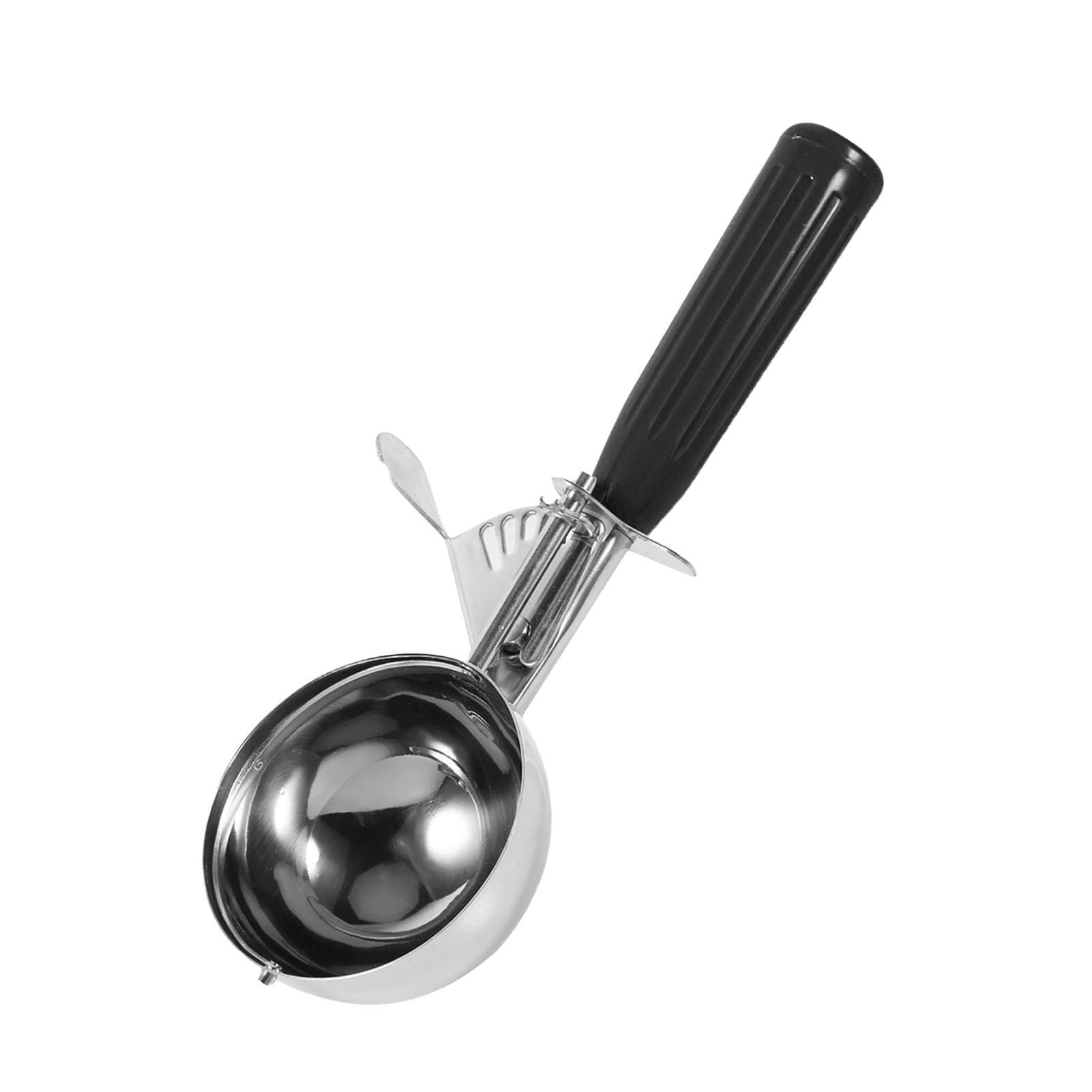Yctze Cuillère à Crème Glacée en Acier Inoxydable avec Poignée Antidérapante pour la Maison et les Magasins de Desserts, Outil de Cuisine Durable et Pratique, 1 Pièce (4,7 cm)