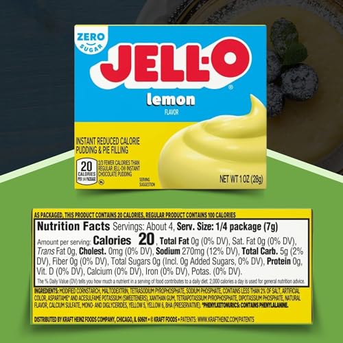 Good For My Home Instant Pudding Mix Bundle. Includes Three 1 Oz Of Gelo Fat Free And Sugar Free Pudding Mix In Lemon Flavor. Ideal Use For Pie Filling thumb #2