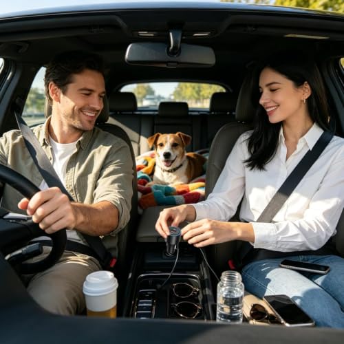 Cargador de coche de carga rápida de 130W para tabletas y smartphones 2