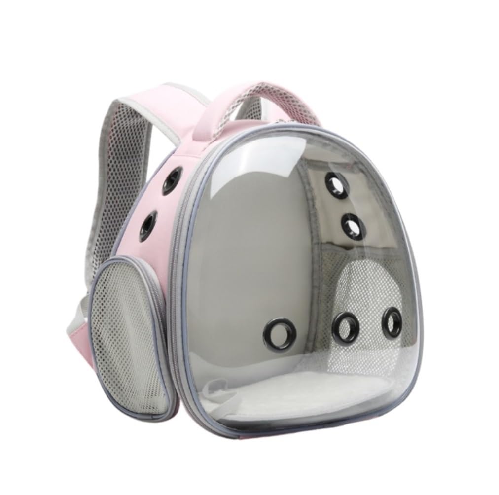 Mochila Mascotas Mochila Portátil De Viaje para Animales Pequeños, Bolsa para Mascotas Hámster, Portador Conejillo Indias, para Pájaros Animal(B)