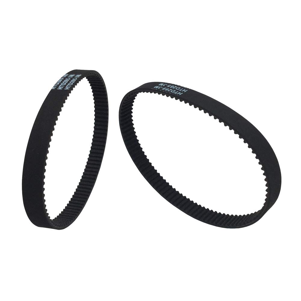 Pack of 2pcs HTD 3M Round Rubber Timing Belts Closed-Loop 246mm Length 82 Teeth 10mm Width Industrial Drive Belts