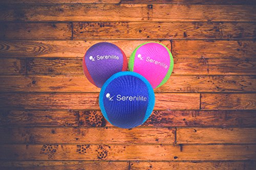 Serenilite Stress Ball and Hand Therapy Gel Squeeze Exercise Ball - Great for Anxiety and Hand Strengthening - Optimal Stress Relief - Dual Color (Electrical Surge) - Thumbnail 5
