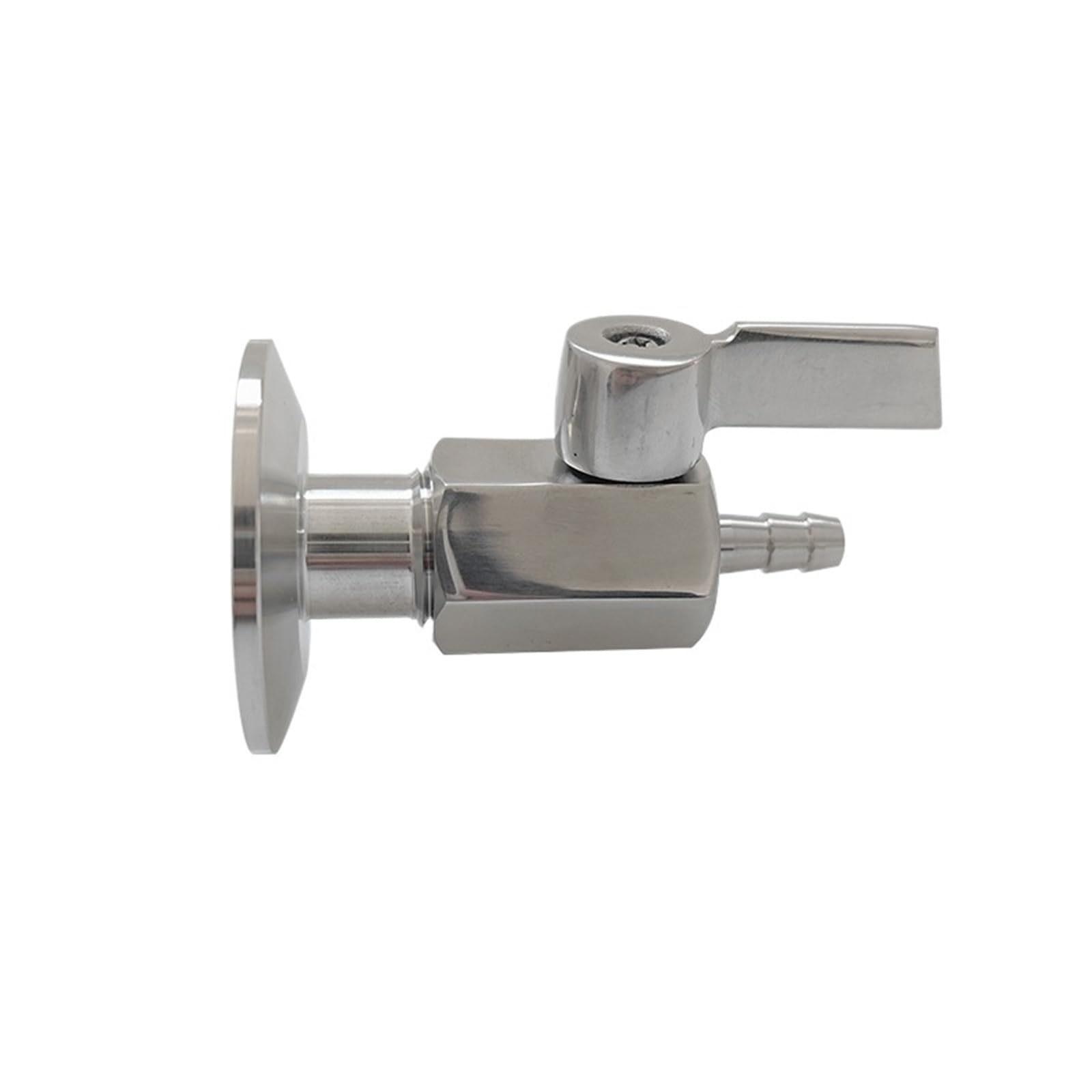 Sanitary 1.5" Tri Clamp Mini Sampling Ball Valve MINI Pipe Pagoda 7mm 8mm 10mm 12mm SS304 Stainless Steel Tank Outlet(12.7mm,TC 25.4mm)