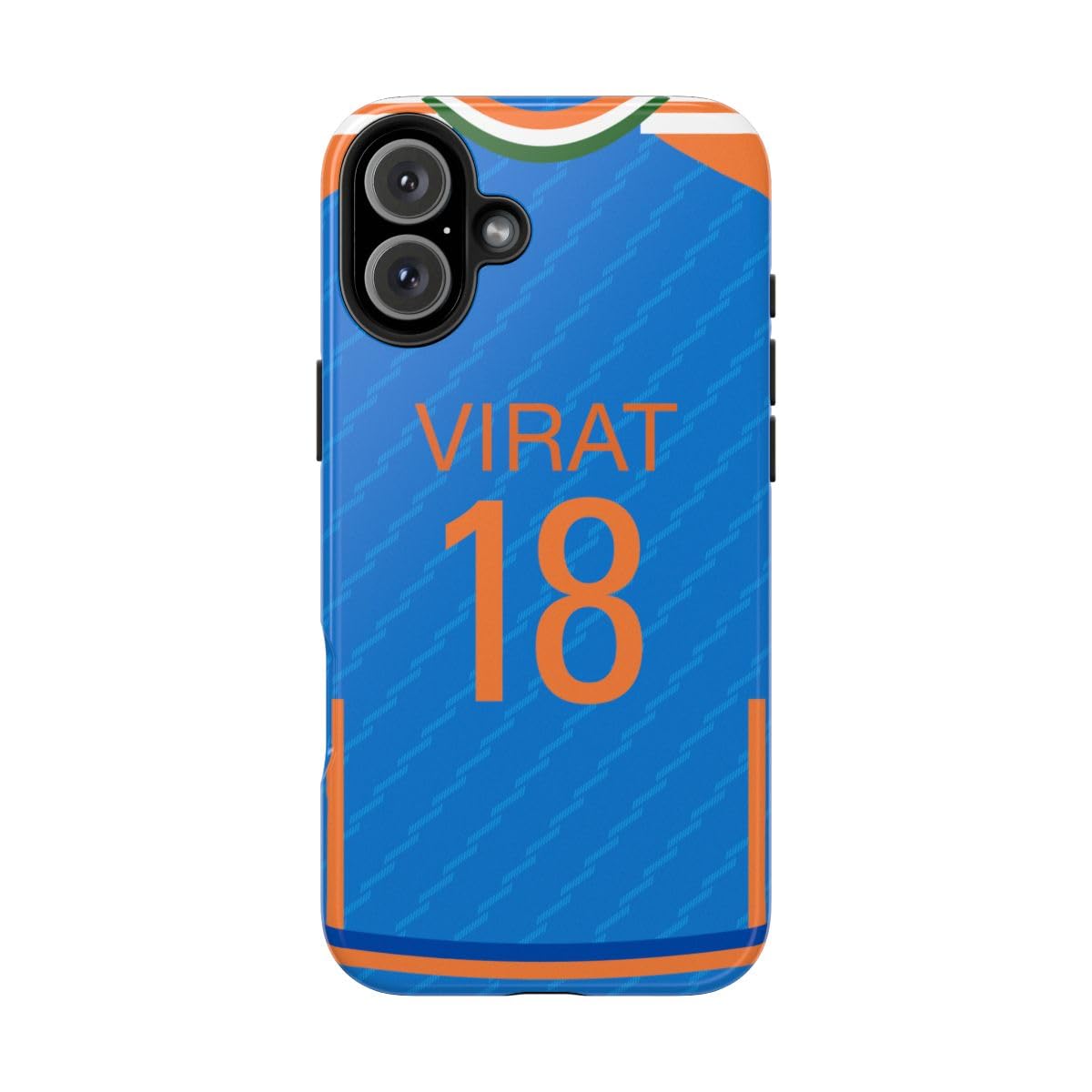 Tough Phone Case for Virat K T20 World Cup India. Compatible with All iPhone 16 15 14 13 12 11 X Series and S Series Multicolor
