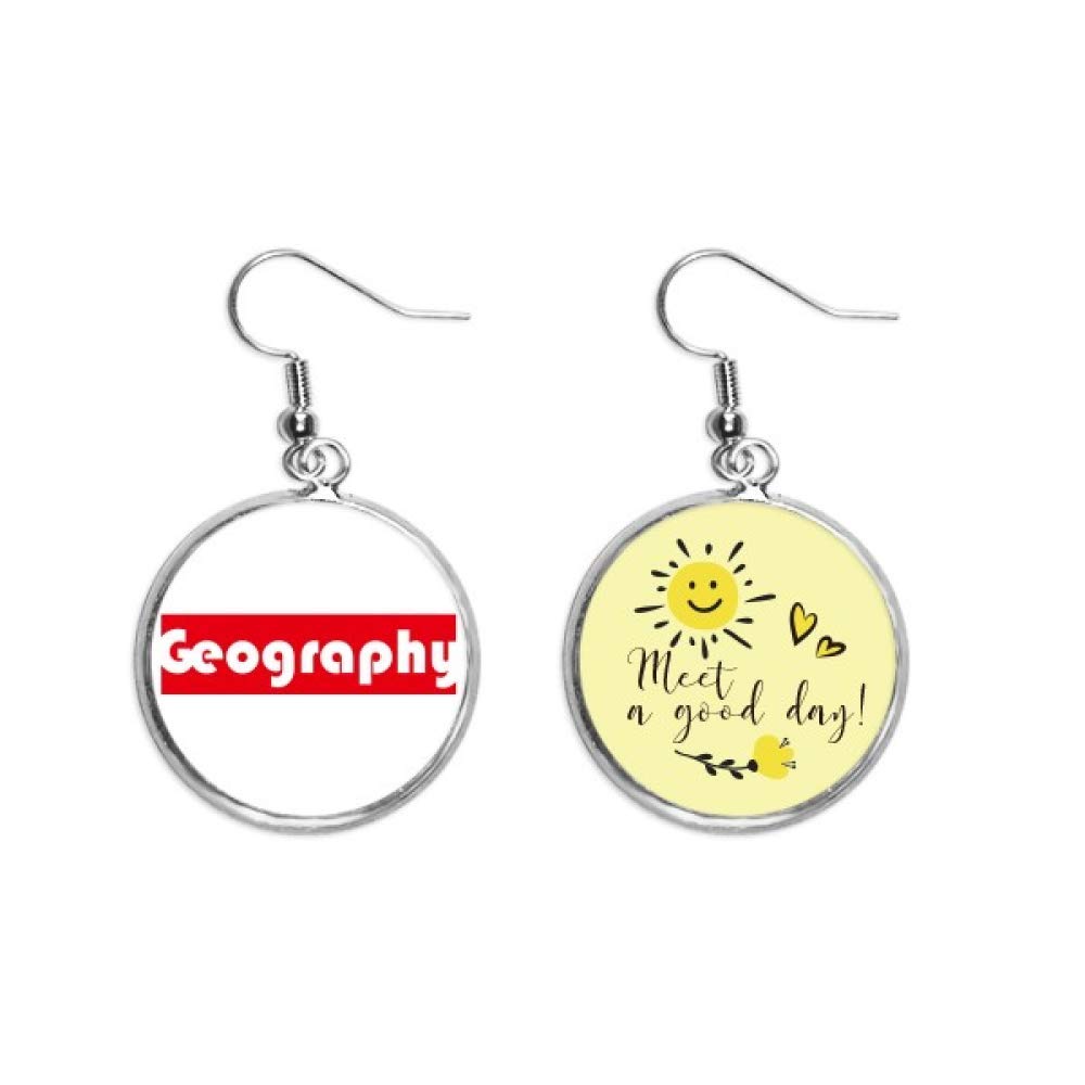 Pendientes flor de sol gota roja joyería moda mujer coreana 5