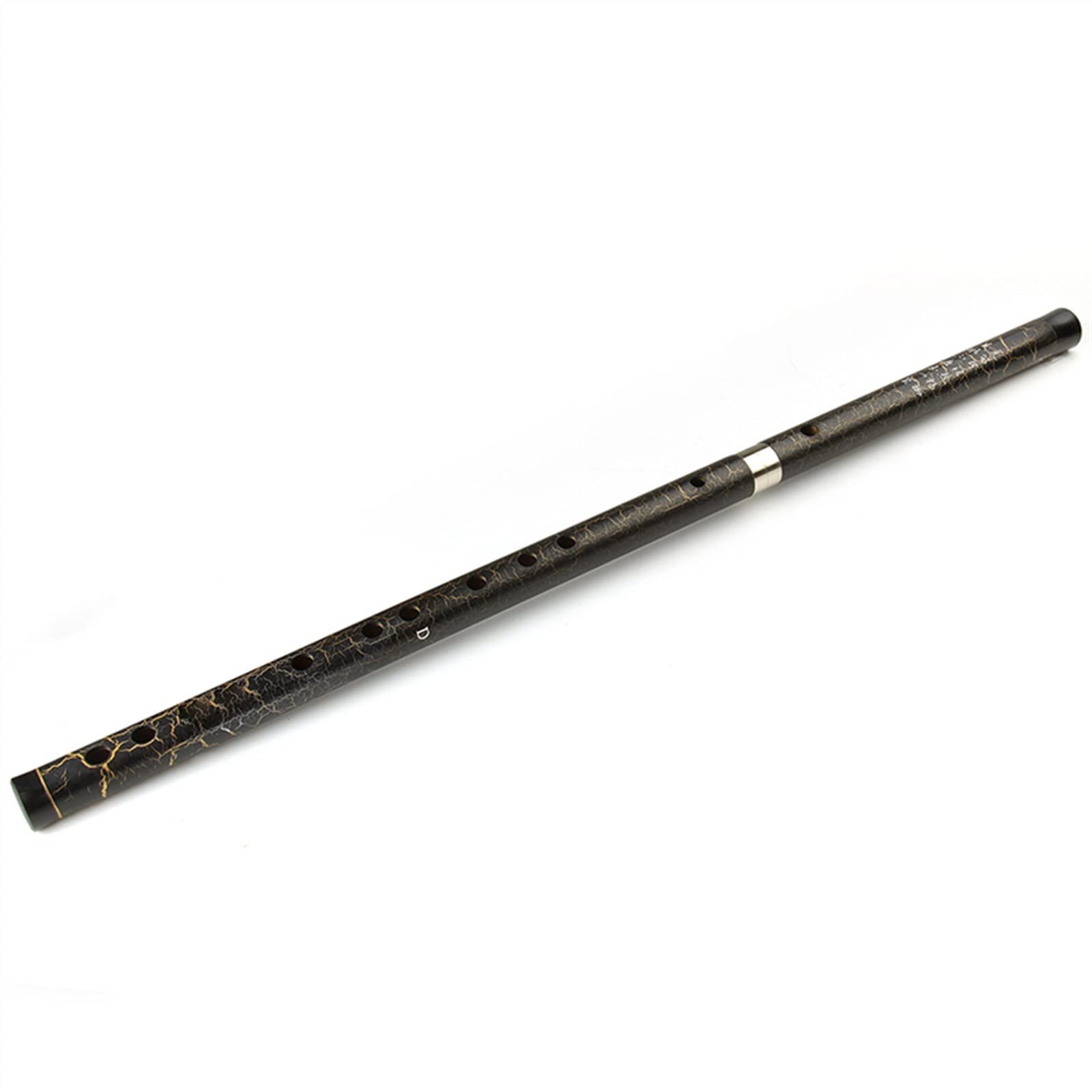 TSTS Flûte De Bambou Noire Séparable À Clé D avec Versets Chinois Instrument À Vent Traditionnel Chinois Fait À La Main Professionnelle Flûte de Bambou