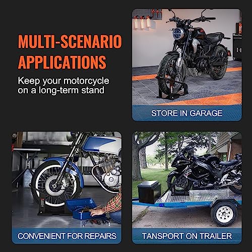 Support de Transport de Moto VEVOR Stand en Acier Durable Réglable 3 Trous - 6