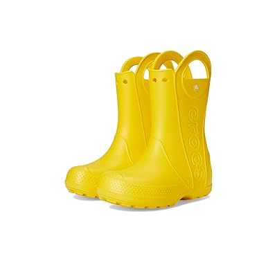 Crocs Kids Handle It Rain Boots (Toddler) Kids Shoes Yellow/Yellow