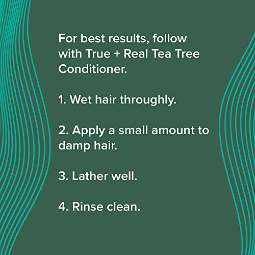 True+Real Tea Tree Shampoo, Invigorating Deep Clean Scalp Care thumb #4