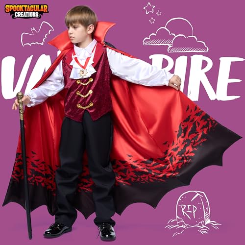 Disfraz de vampiro para niños pequeño 5-7 años miniatura 2