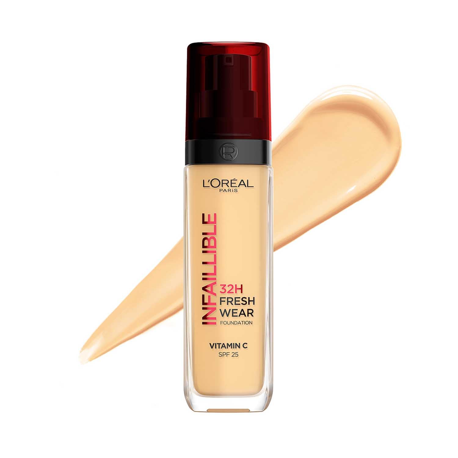 L'Oreal Paris Infallible 24H Fresh Wear Foundation, 140 Golden Beige, 30 ml
