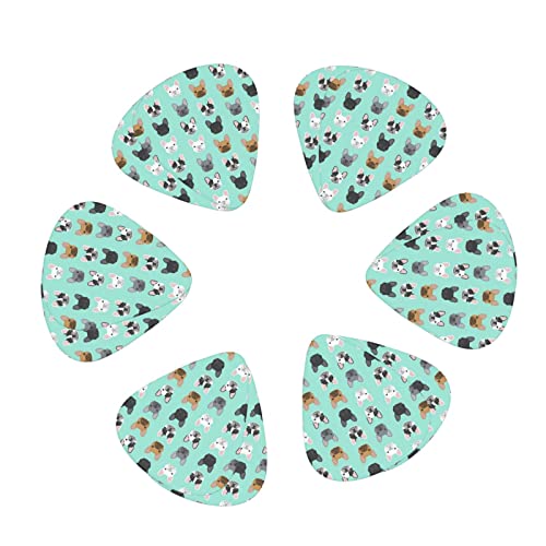 Médiators de guitare 12-Pack médiators de guitare bouledogue français mignons pour guitare électrique guitare acoustique… - Les Beatles, Paul McCartney, John Lennon, RIngo Starr, George Harrison Médiators de guitare 12-Pack médiators de guitare bouledogue français mignons pour guitare électrique guitare acoustique…
