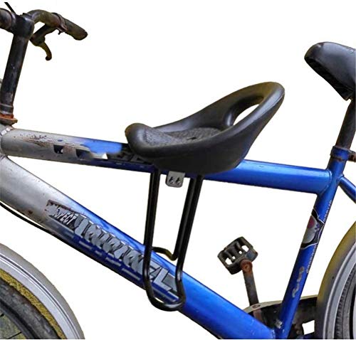 QIUR Mountain Bicycle Child Bike Seat,with Back Rest Foot Pedals Mountain Bike Saddle,Front