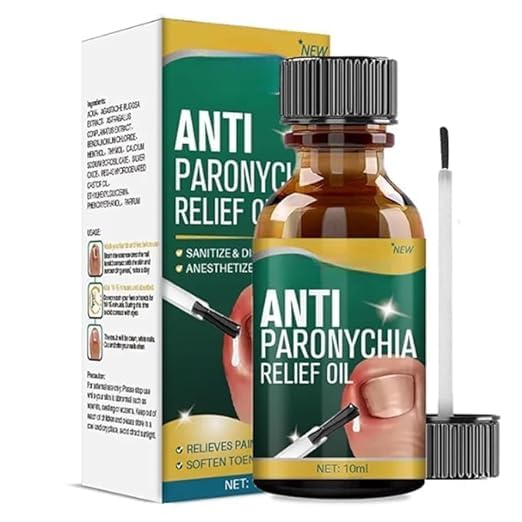 Anti Paronychia Relief Oil | Herbal Nail Care Oil for Nail Fold & Cuticle Discomfort | Supports Pain Relief, Redness Reduction & Nail Health | Easy-Apply Liquid Formula