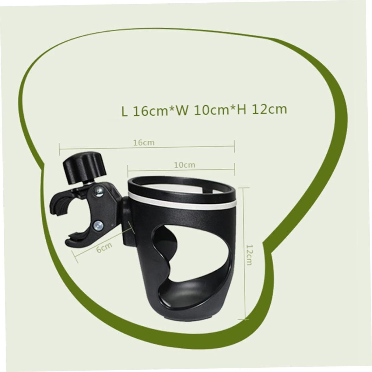 Kisangel Stroller Cup Holder Bottle Rack for Pushchairs Tricycles and More Lightweight Easy Installation Fits Various Bottle