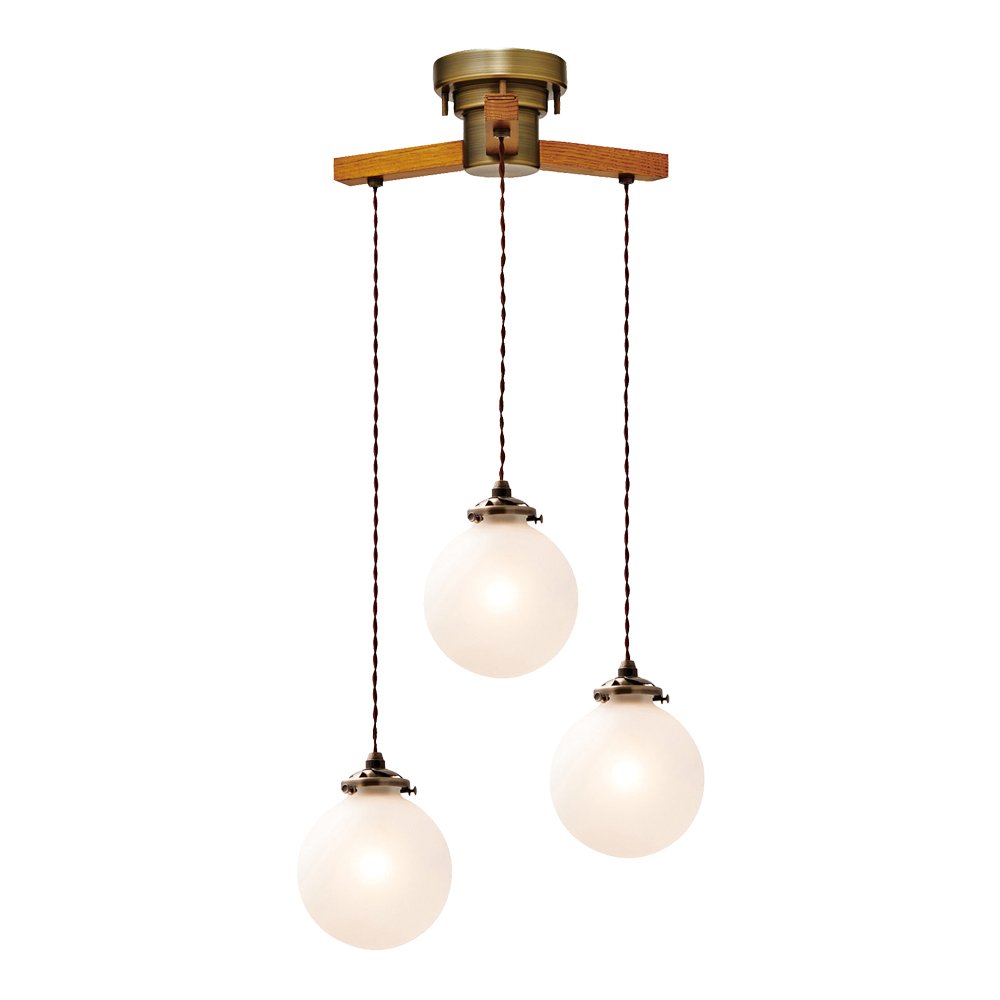 Inter formPendant light 3 lights bulbs sold separately Orelia -dangle 3- - Aurelia - Dangle 3 - frosted glass LT-1964FR Inter form (INTERFORM)