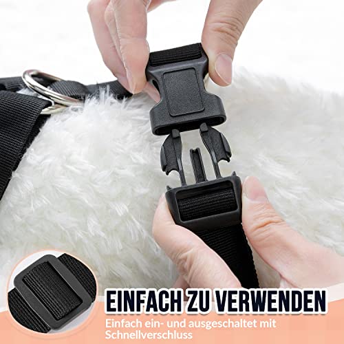 SlowTon Hundegeschirr für Hunde, No Pull Sicherheitsgeschirr Kleine Mittlere Hunde Brustgeschirr Dog Harness Weich Gepolstert Atmungsaktiv