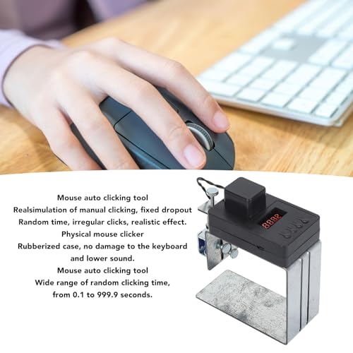 Physical Click Auto Keyboard Clicker Jigglier, Auto Random Clicking Game Assist, Adjustable Height Mover Auto Clicking Tool - Image 5