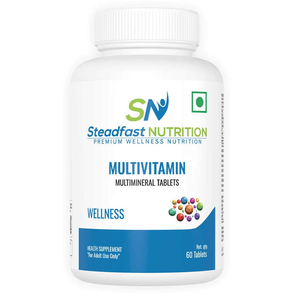 Steadfast Nutrition Multivitamin Mega Pack 9 Minerals|13 Vitamins|Omega-3 fatty acids |Amla Extract|Panax Ginseng|Ashwagandha Extract, Enhances Energy, Stamina & Immunity (60 Tablets) (B07PP1F4MR) Amazon Price History, Amazon Price Tracker
