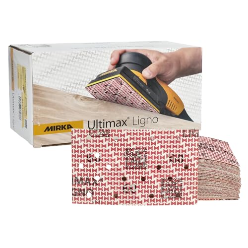 Image of Mirka Abrasive Sheets Ultimax Ligno 3x5 Grip Multifit P40 50 Pack