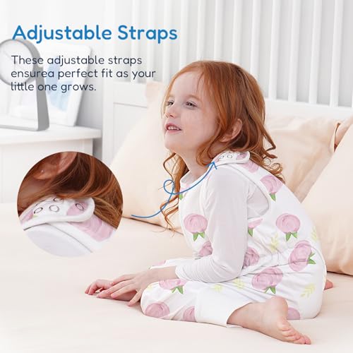 Image of TotAha Toddler Sleep Sack with Legs, 0.5 TOG Light and Soft Baby Sleeping Bag, Walker Sleep Sack for Babies 12-24M, 2T-3T