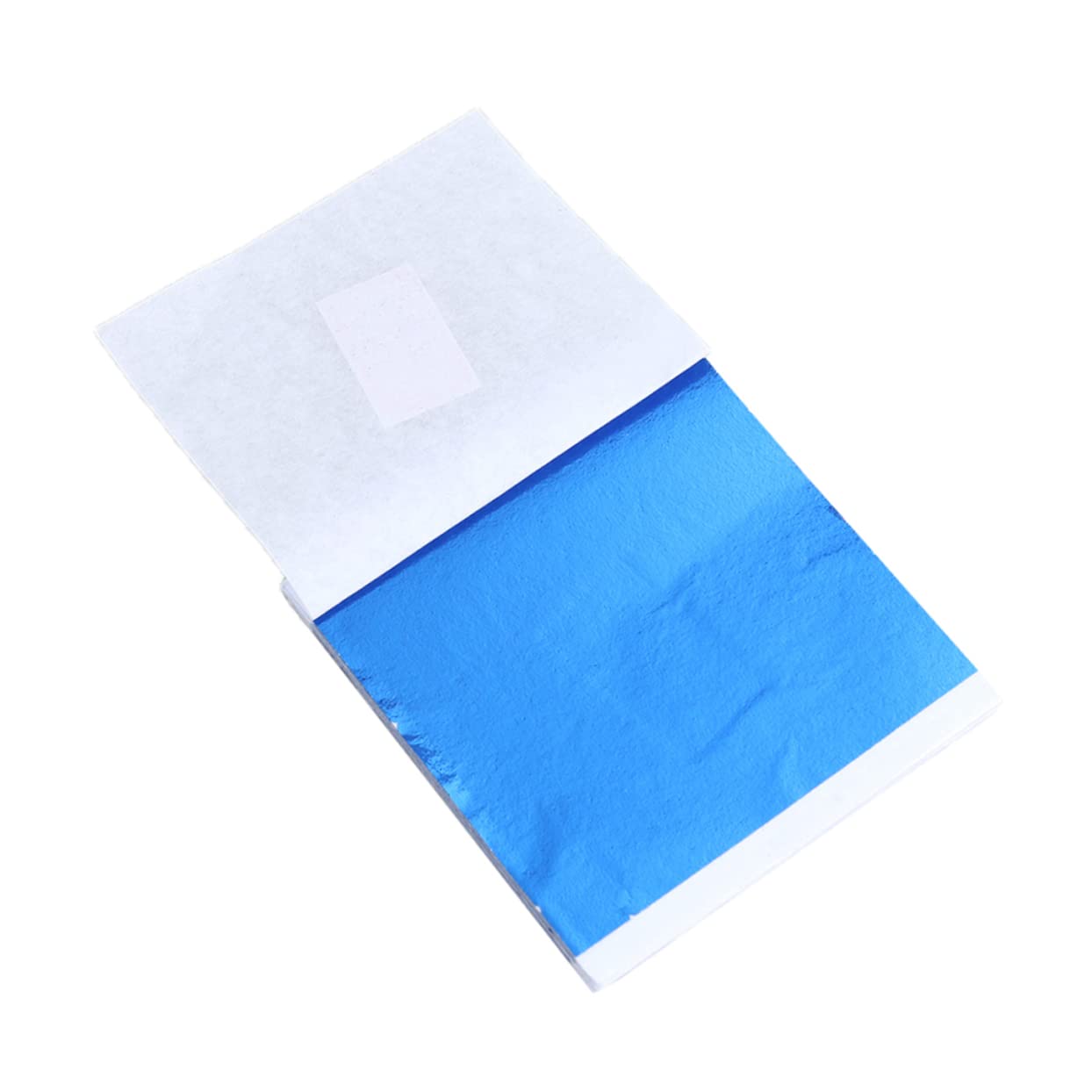 KONTONTY 50pcs 8x8.5cm Gold Foil Paper Sheets Metal Leaf Sheets for Crafts for Decorations