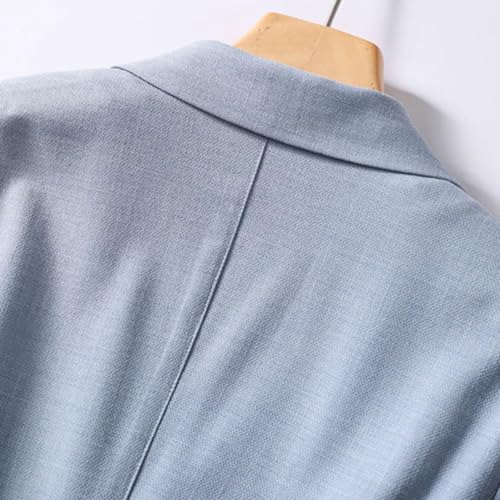 Oversized Blazers for Women Summer Lightweight Long Sleeve Lapel Button Open Front Jackets Business Casual Blazers4