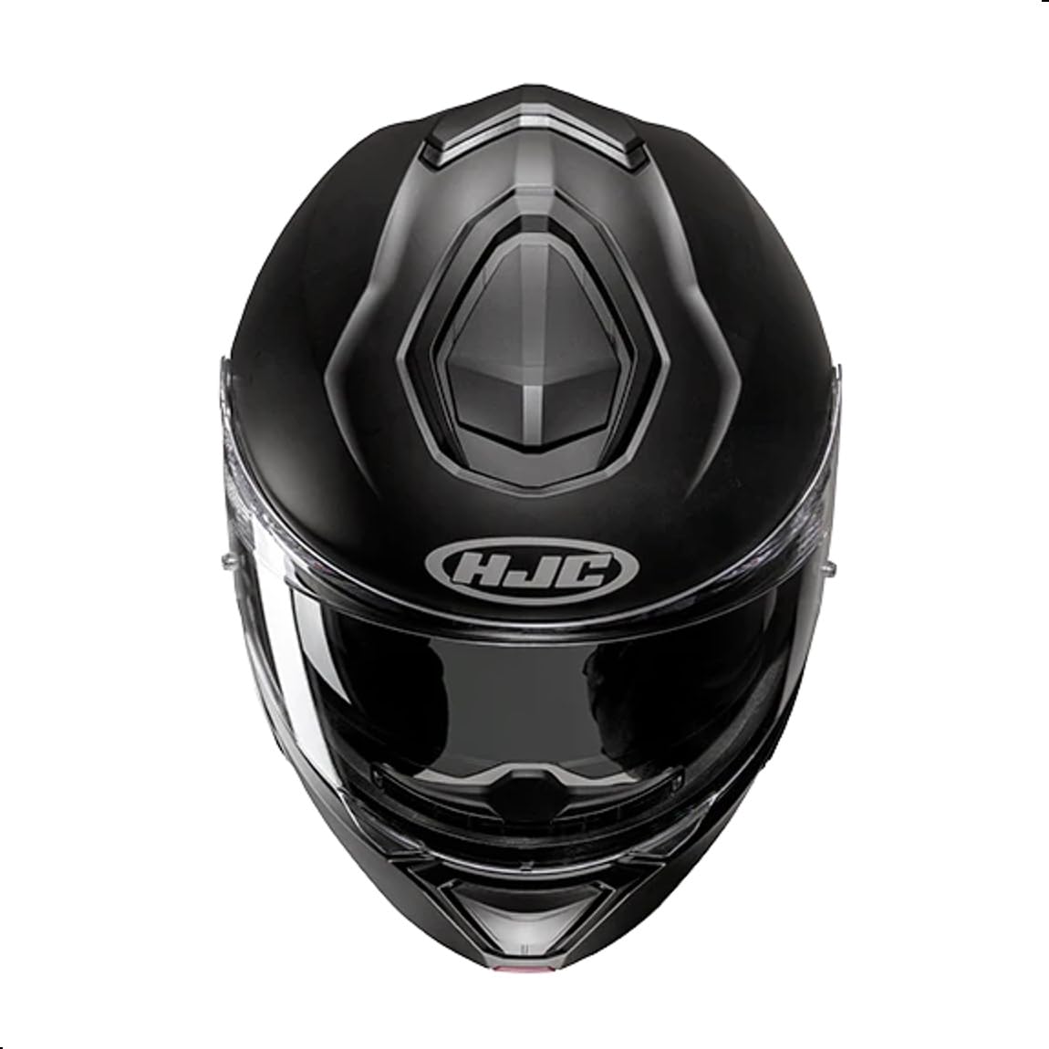 HJC i91 Solid Modular Motorcycle Helmet with HJ-33 Pinlock Shield, DOT Approved (Semi Flat Black, Medium) : Automotive