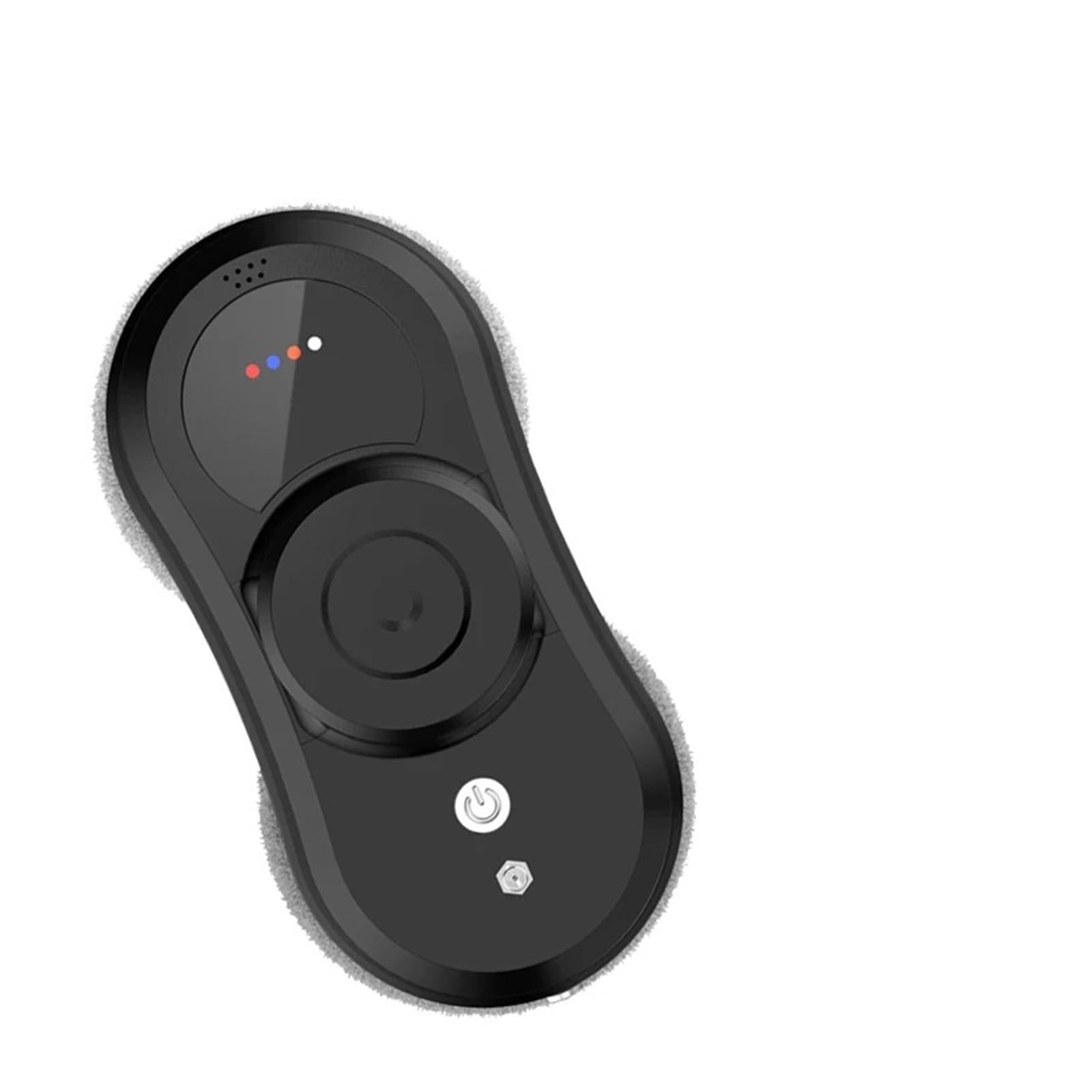 DELURA for La Pulizia delle Finestre Purerobo App Controllo Remoto Robot Aspirapolvere Quadrato for Vetro con Spruzzo d'Acqua Automatico Intelligente Pulizia Profonda (Size : W-R1 Black Robot)